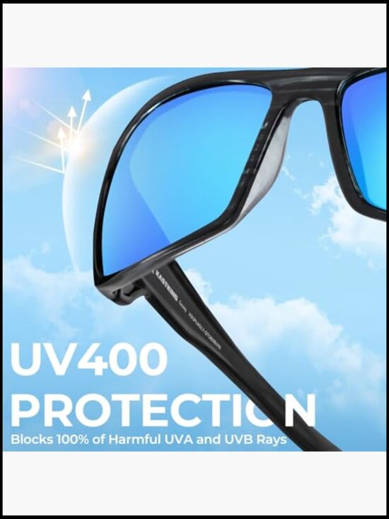 Polarized Wrap Sport Fishing Sunglasses with PuriVex Lens Coating main image 7